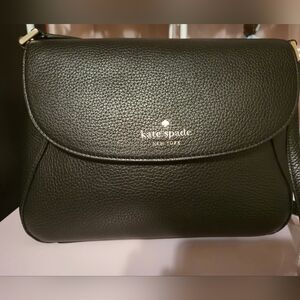 Kate Spade Black Pebble Leather Crossbody Bag